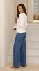 Lyra Long Sleeve Ribbed Top - White sold by Billy J