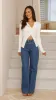 Lyra Long Sleeve Ribbed Top - White sold by Billy J
