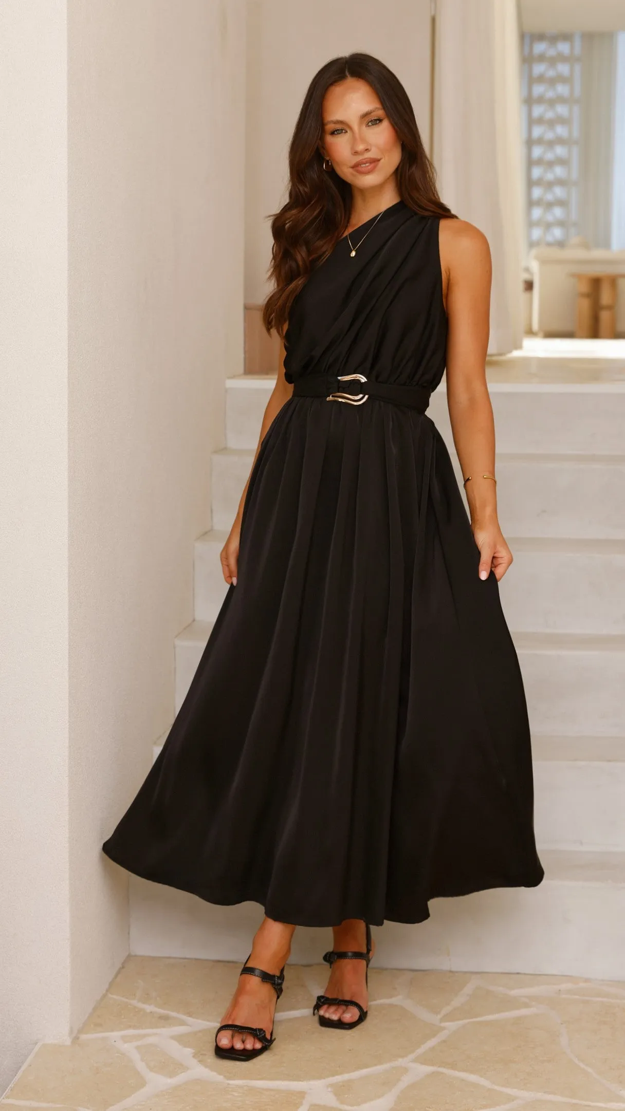 Hadas Maxi Dress - Black sold by Billy J product image thumbnail 4