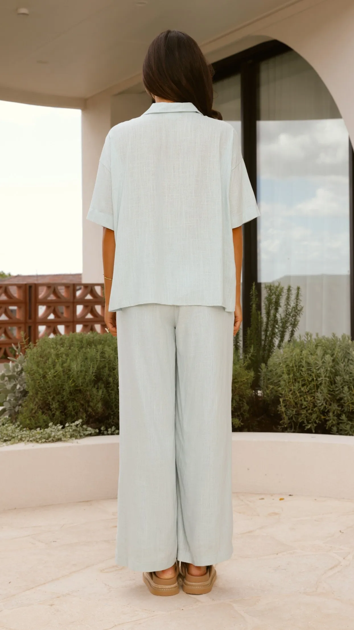 Lexi Linen Pants - Blue sold by Billy J product image thumbnail 2