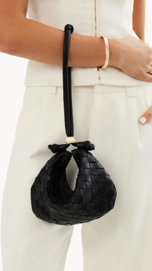 Kacey Handle Bag - Black sold by Billy J