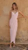 Charlotte Draped Maxi Dress - Pink sold by Billy J