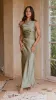 Auria Off Shoulder Maxi Dress - Olive sold by Billy J
