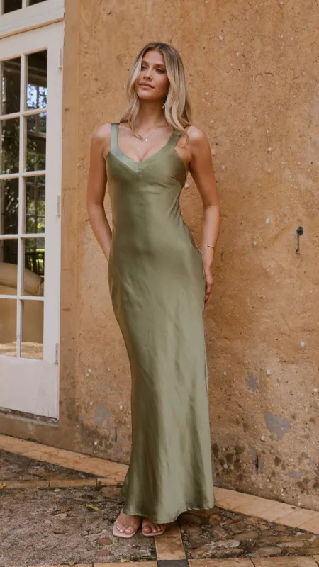 Andie Maxi Dress - Olive sold by Billy J