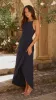 Genevieve Boat Neck Maxi Dress - Navy sold by Billy J