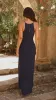 Genevieve Boat Neck Maxi Dress - Navy sold by Billy J