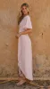 Emma One Sleeve Maxi Dress - Dusty Pink sold by Billy J