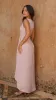 Pamela V Neck Maxi Dress - Dusty Pink sold by Billy J