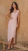 Pamela V Neck Maxi Dress - Dusty Pink sold by Billy J
