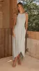 Genevieve Boat Neck Maxi Dress - Sage sold by Billy J