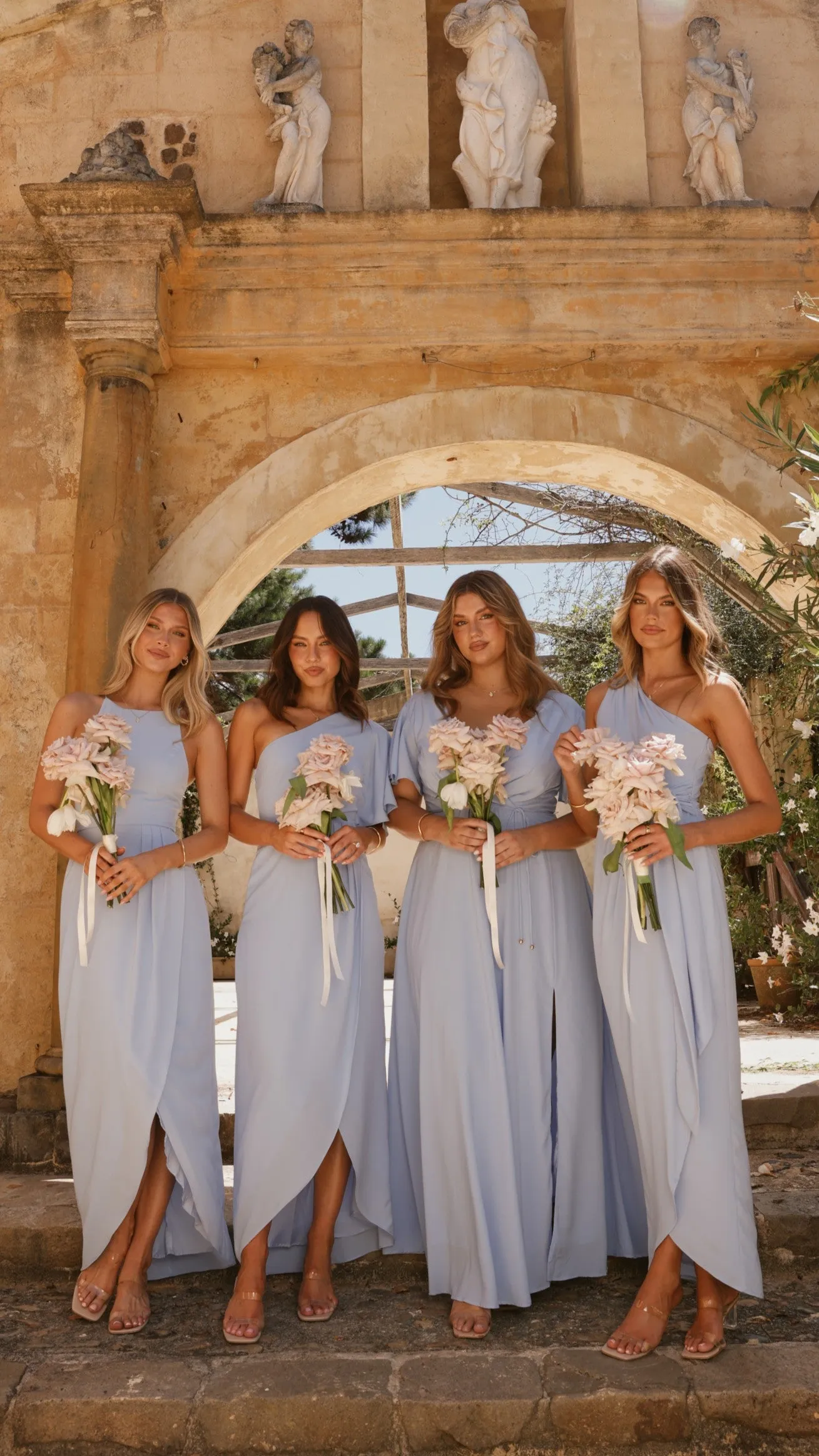 Genevieve Boat Neck Maxi Dress - Blue sold by Billy J product image thumbnail 5