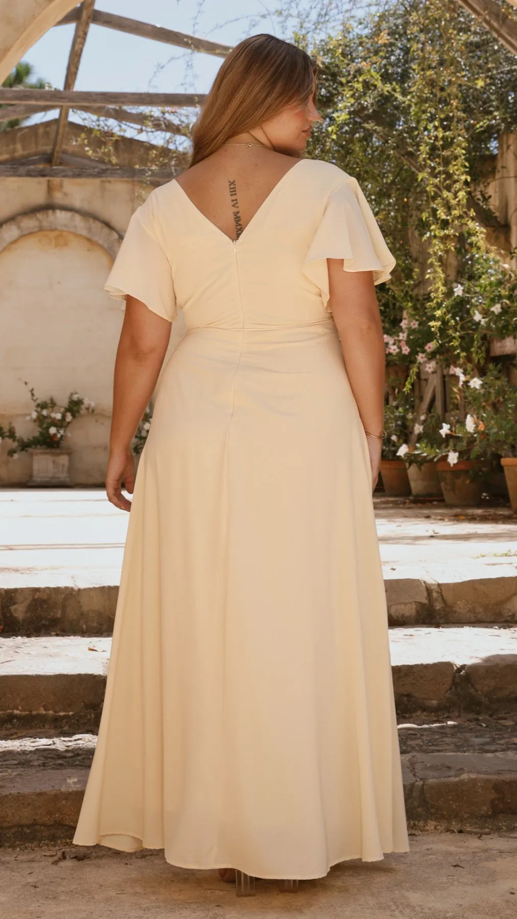 Charlize Maxi Dress - Yellow sold by Billy J product image thumbnail 4