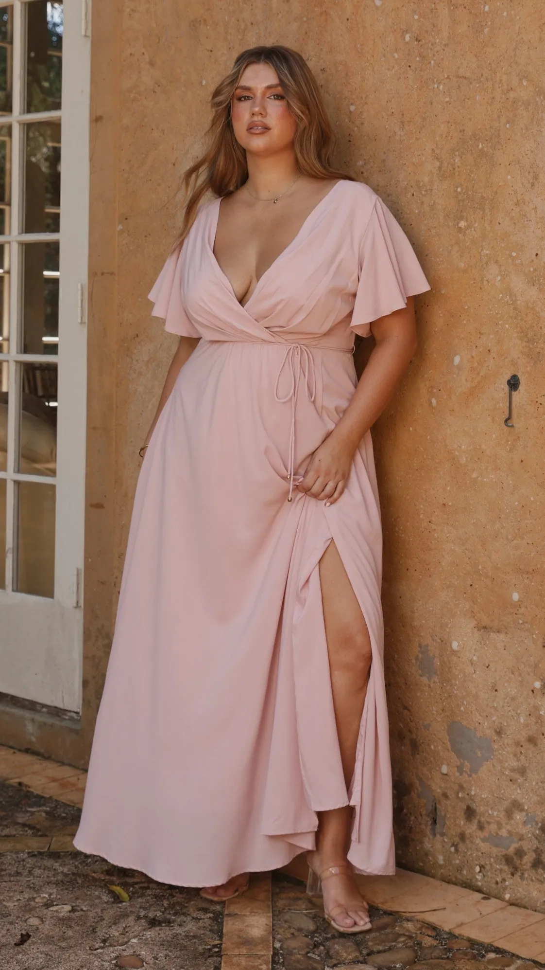 Charlize Maxi Dress - Dusty Pink sold by Billy J product image thumbnail 2