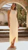 Genevieve Boat Neck Maxi Dress - Yellow sold by Billy J