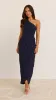 Clara One Shoulder Maxi Dress - Navy sold by Billy J