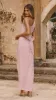 Clara One Shoulder Maxi Dress - Dusty Pink sold by Billy J