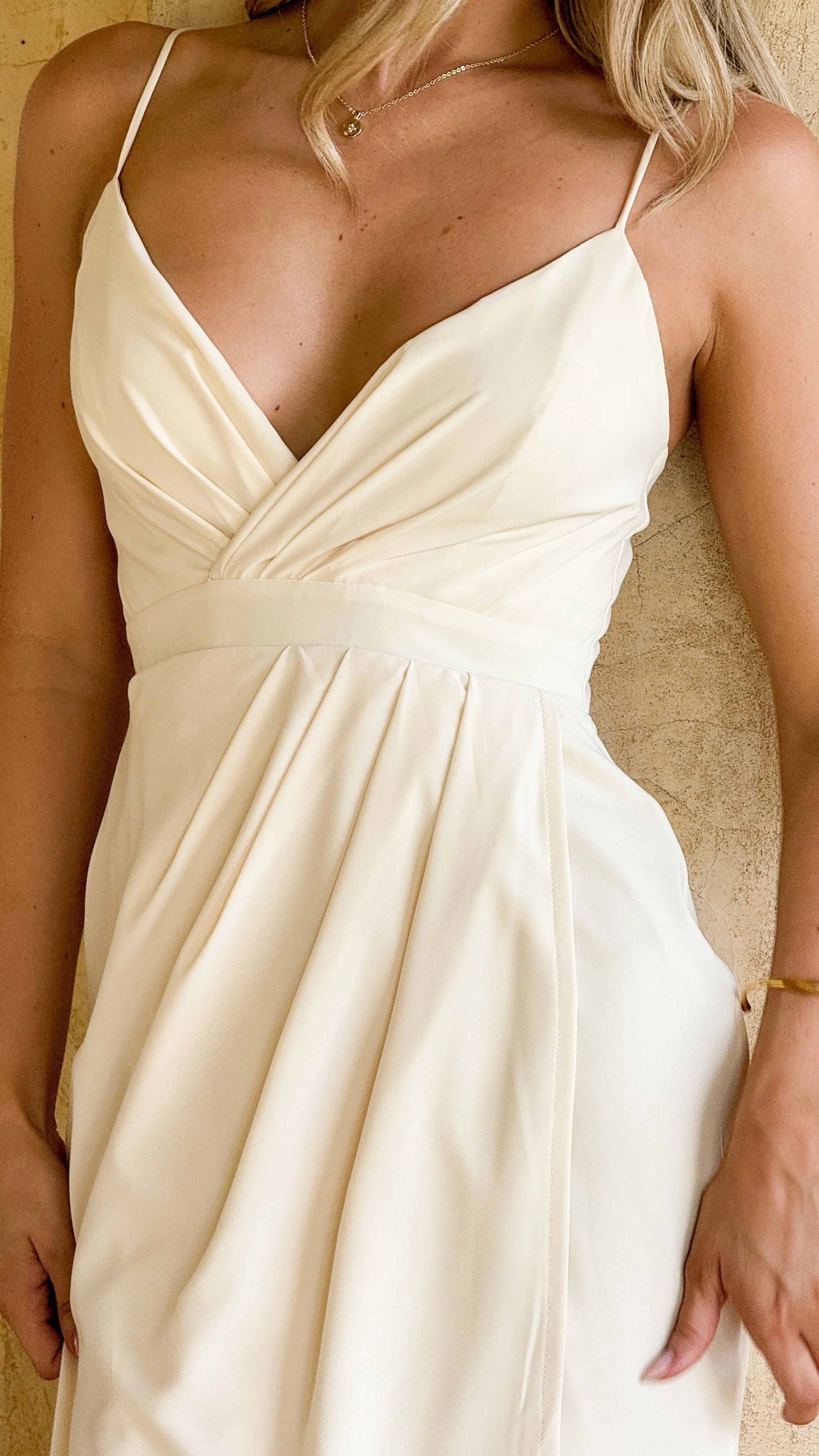 Charlotte Draped Maxi Dress - Yellow sold by Billy J product image thumbnail 4