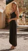 Charlotte Draped Maxi Dress -Black sold by Billy J