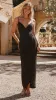 Charlotte Draped Maxi Dress -Black sold by Billy J