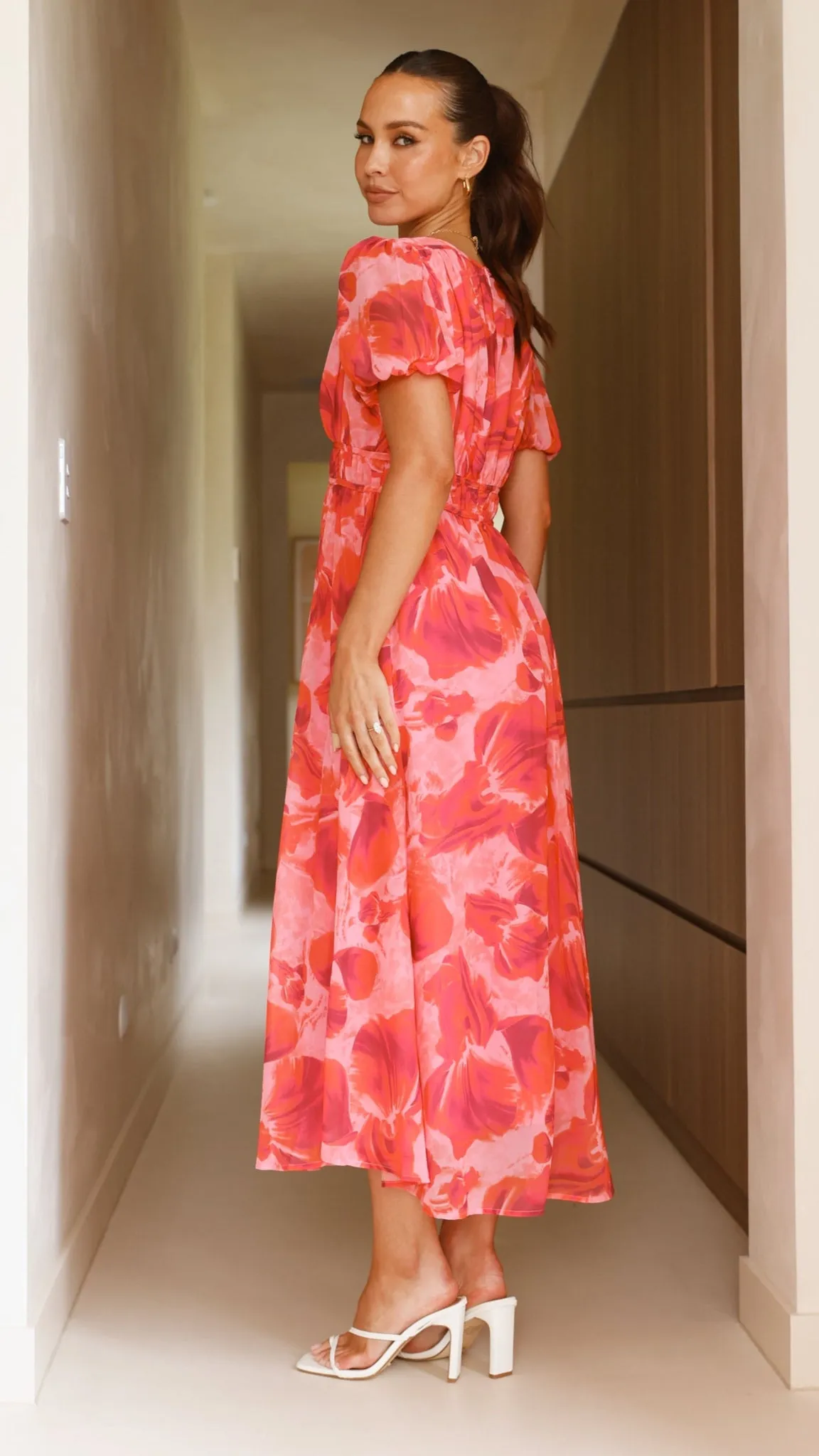 Ilah Maxi Dress - Red/Pink sold by Billy J product image thumbnail 2