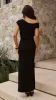 Helana Off Shoulder Maxi Dress - Black sold by Billy J