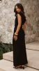 Helana Off Shoulder Maxi Dress - Black sold by Billy J