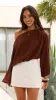 Katara Off Shoulder Top - Chocolate sold by Billy J