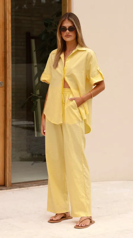 Valene Pants - Yellow sold by Billy J