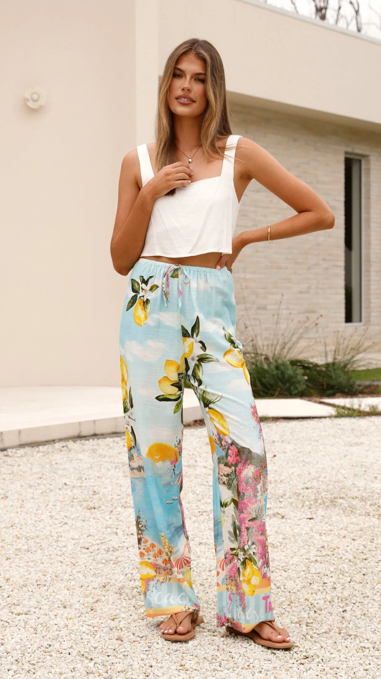 Palavi Pants - Limoncello Print sold by Billy J