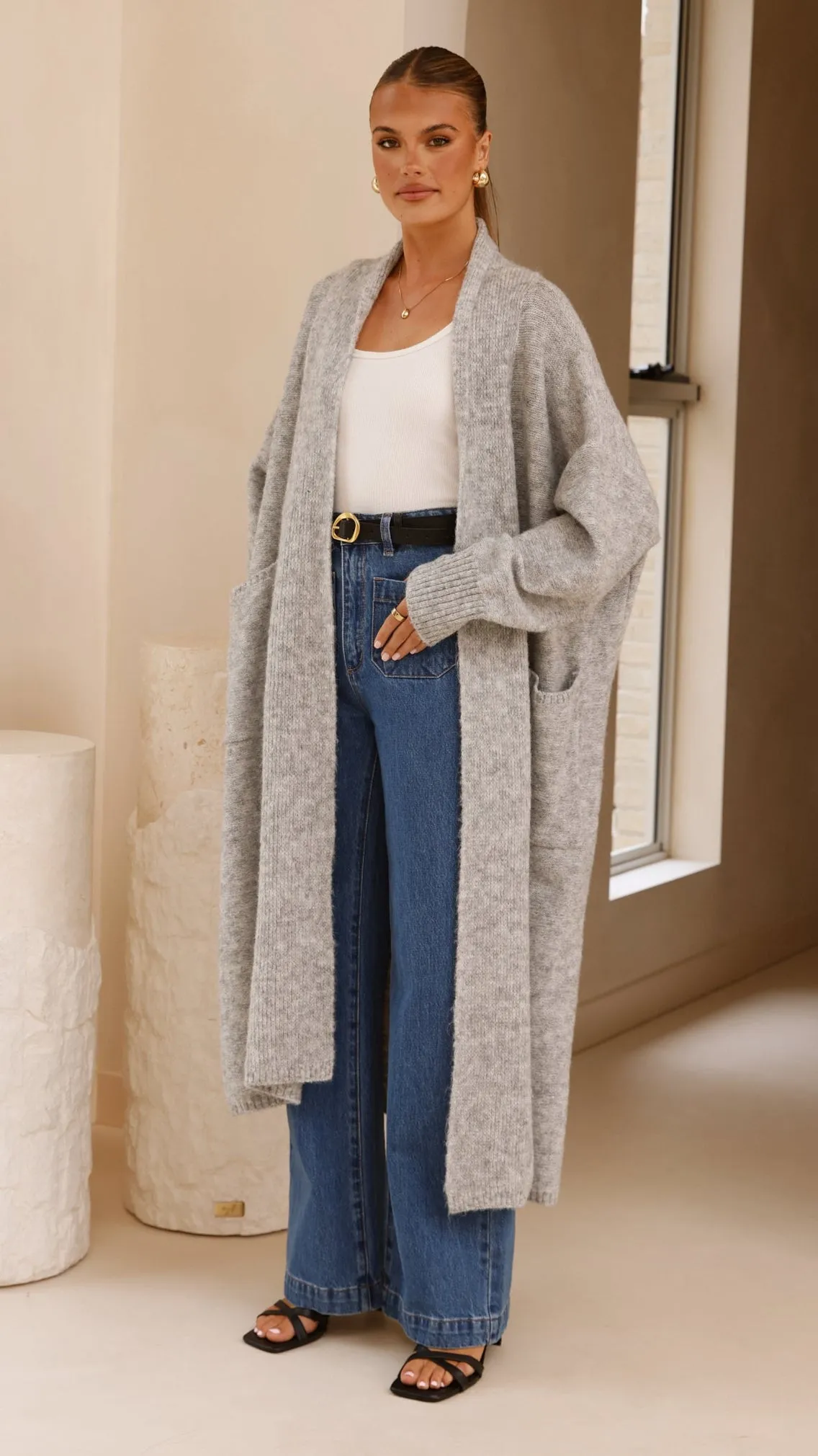 Myra Cardigan - Grey sold by Billy J product image thumbnail 3