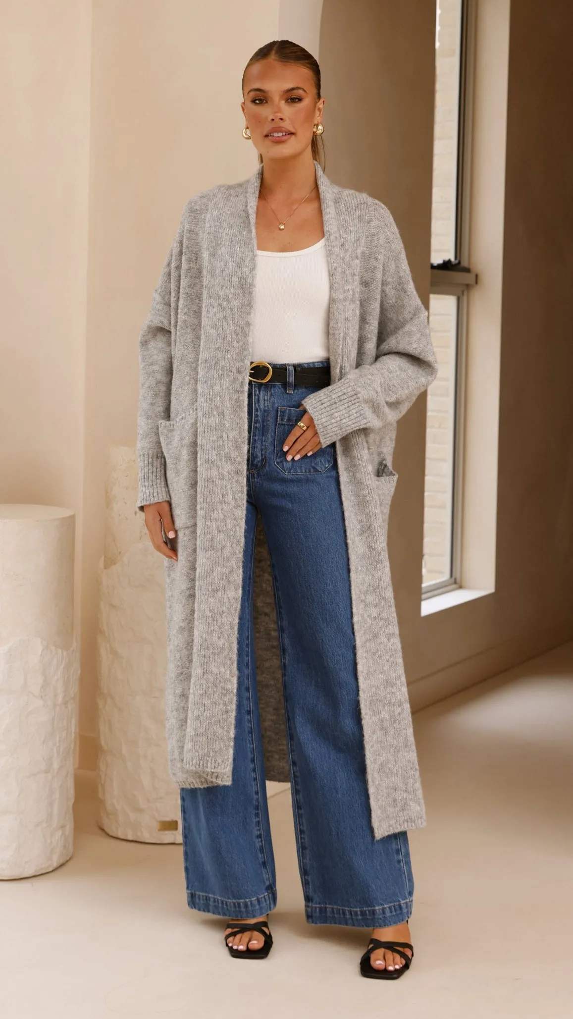 Myra Cardigan - Grey sold by Billy J