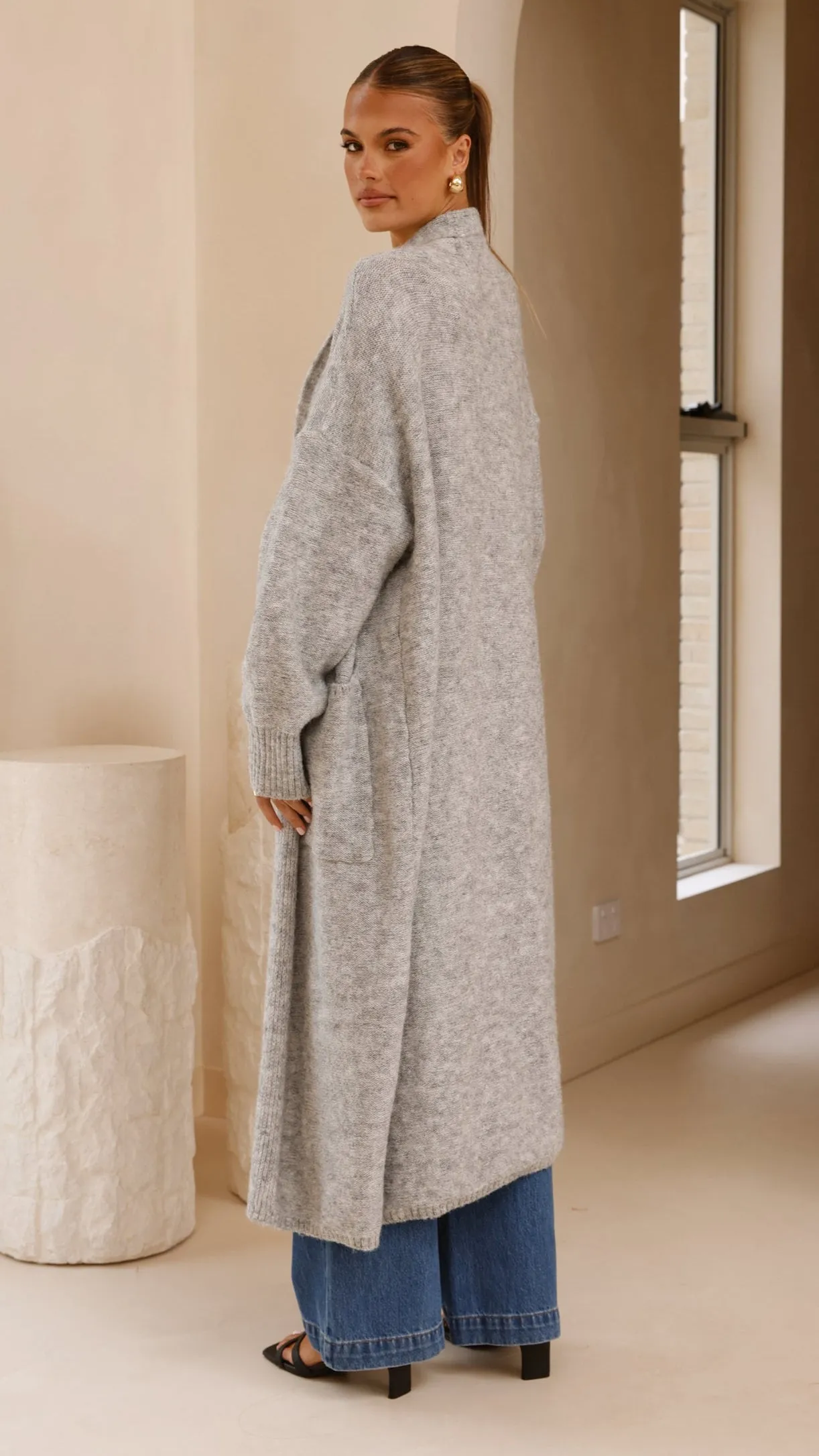 Myra Cardigan - Grey sold by Billy J product image thumbnail 5