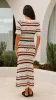 Laylani Maxi Dress - Natural Stripe sold by Billy J