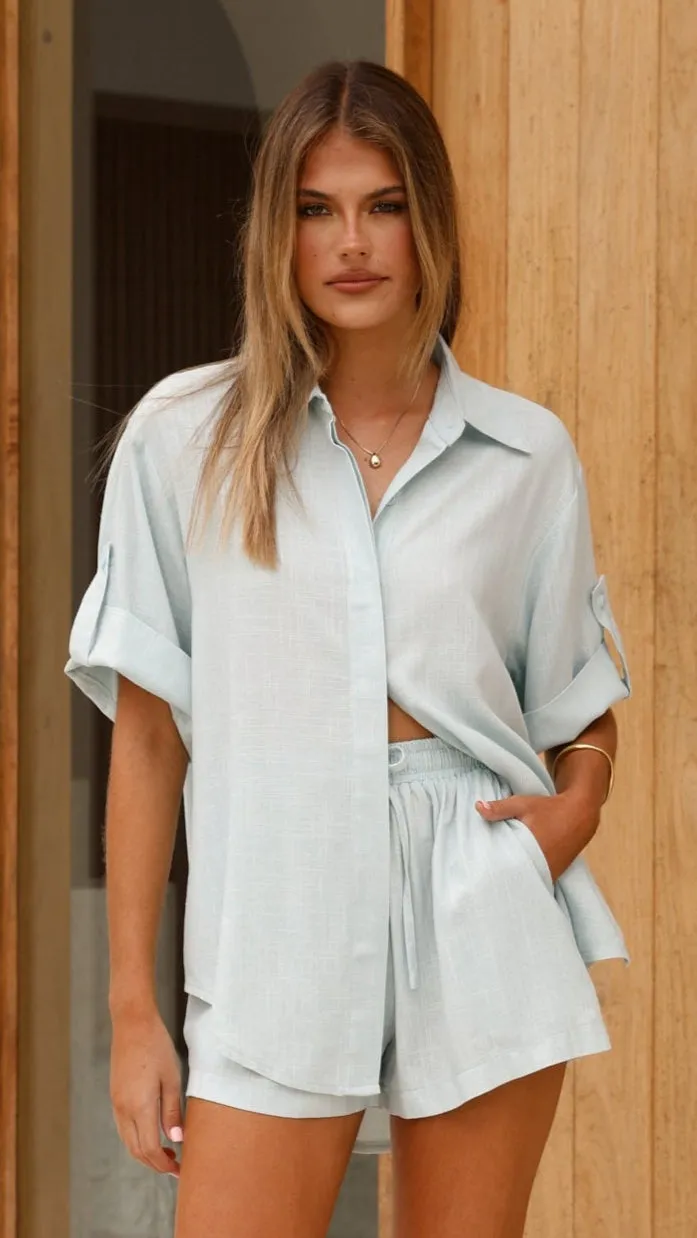 Alma Shorts - Sky Blue sold by Billy J product image thumbnail 4