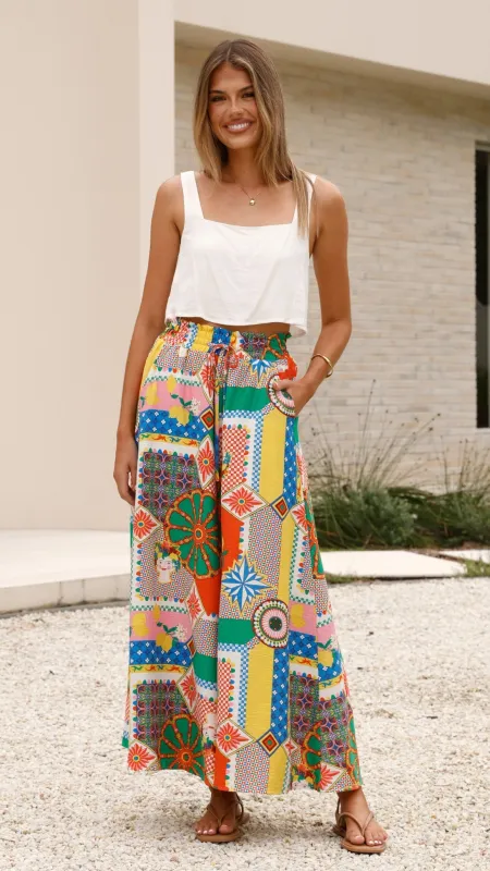 Belinda Pants - Dazzle Print sold by Billy J