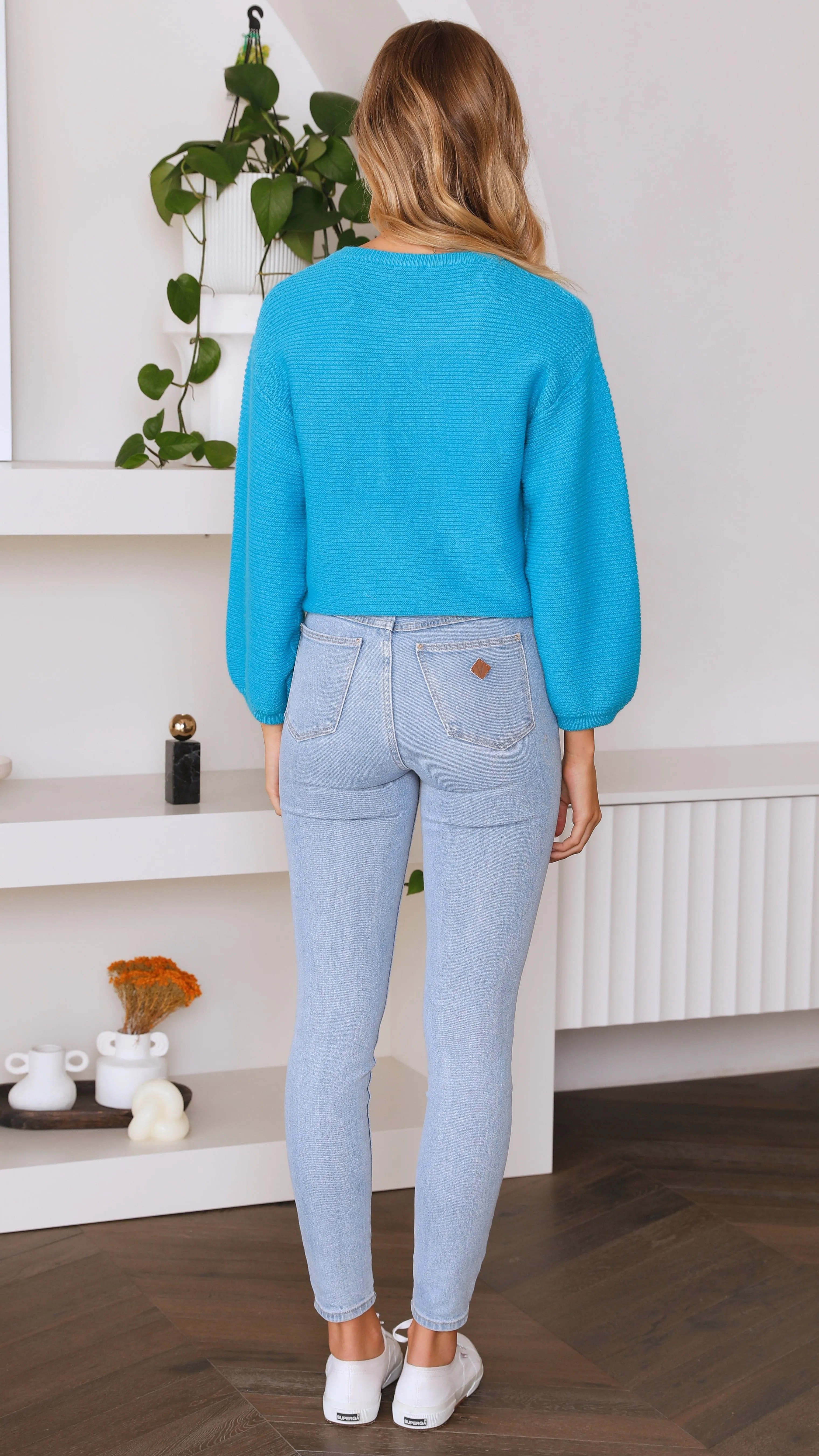 Carmel Knit - Blue sold by Billy J product image thumbnail 5