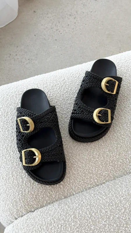 Gisella Slide - Black sold by Billy J