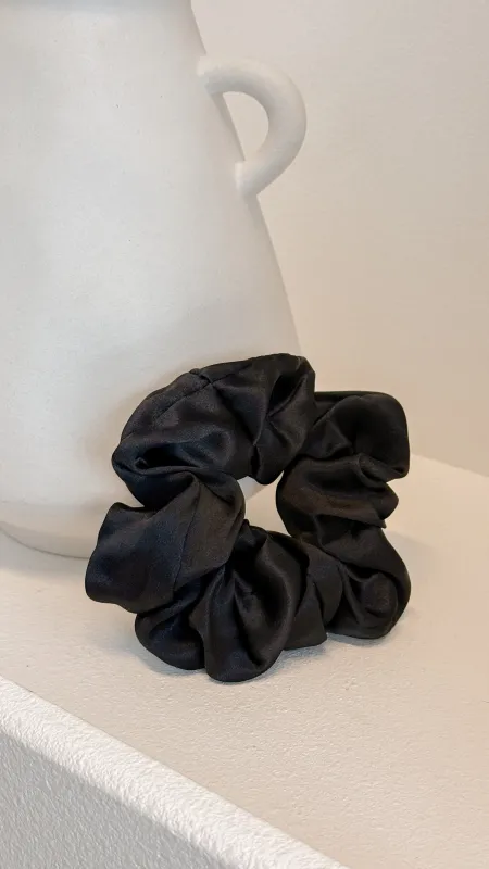 Vasiliy Silky Scrunchie - Black sold by Billy J