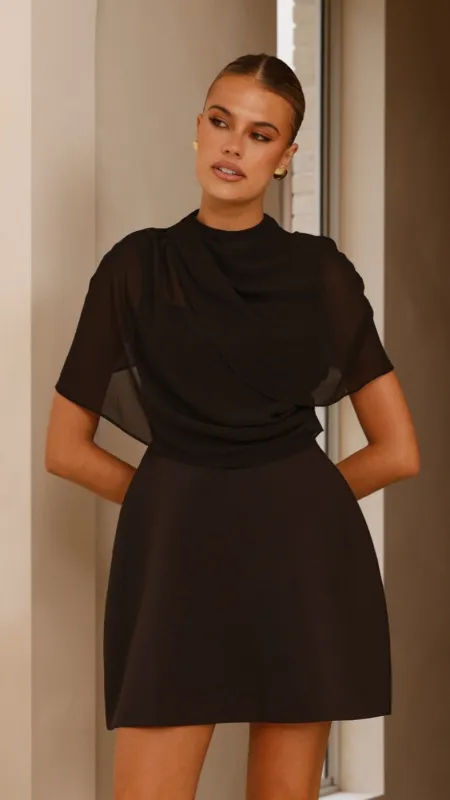 Zahni Mini Dress - Black sold by Billy J
