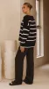 Vara Knit Jumper - Black/White Stripe sold by Billy J