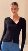 Ellie Long Sleeve Top - Black sold by Billy J