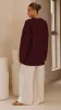 Luna Knit Sweater - Merlot sold by Billy J