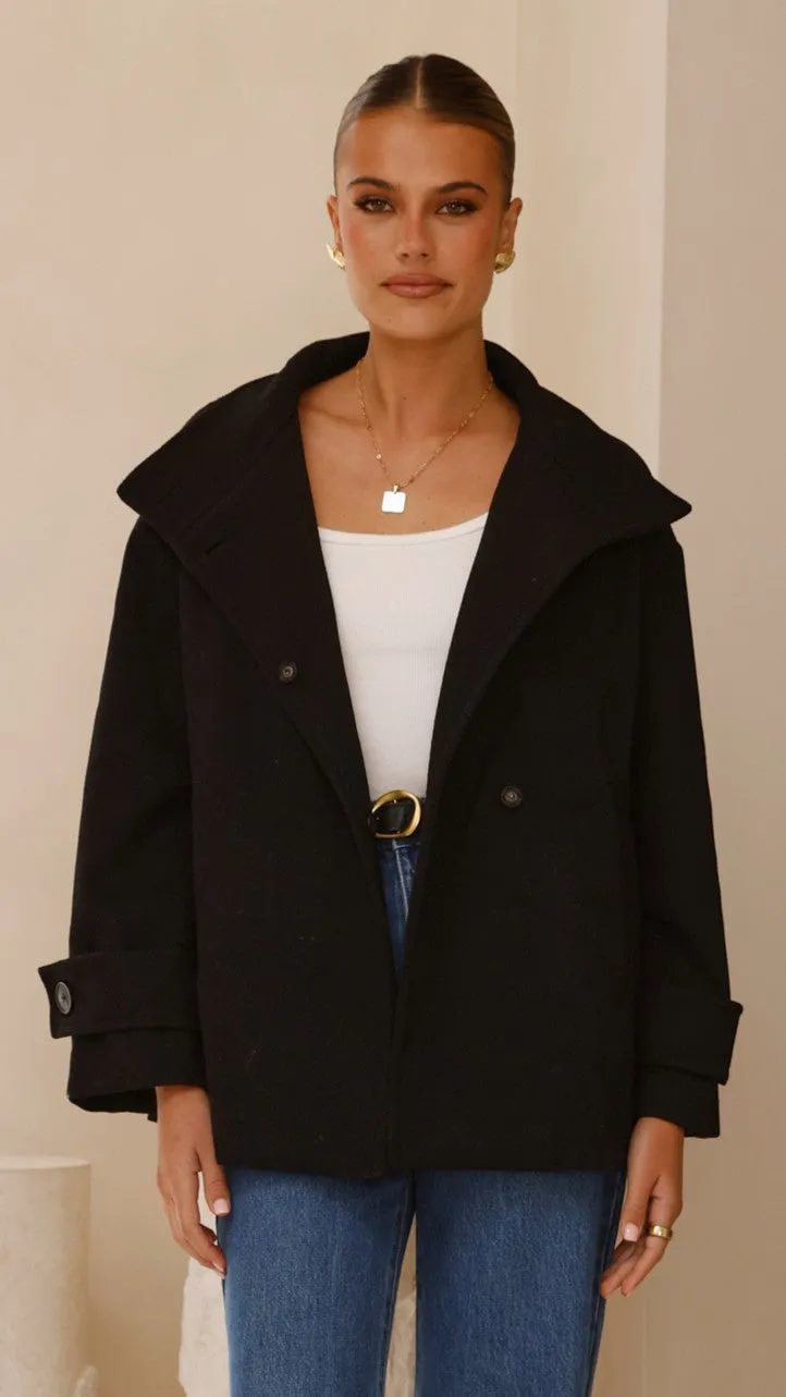 Aria Coat - Black sold by Billy J