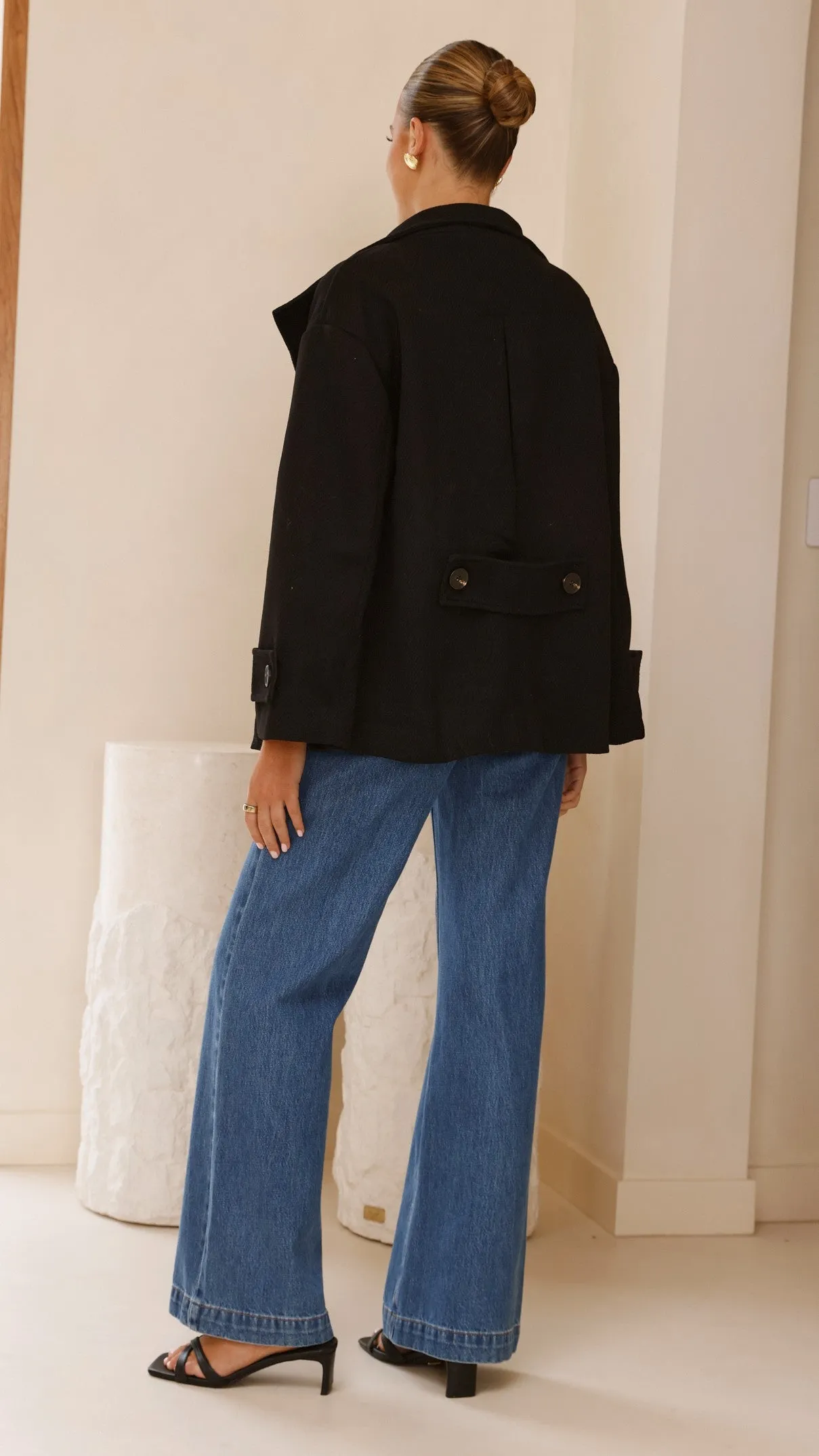 Aria Coat - Black sold by Billy J product image thumbnail 2