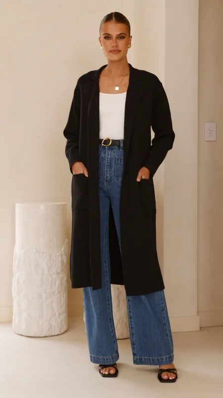 Kira Coatigan - Black sold by Billy J