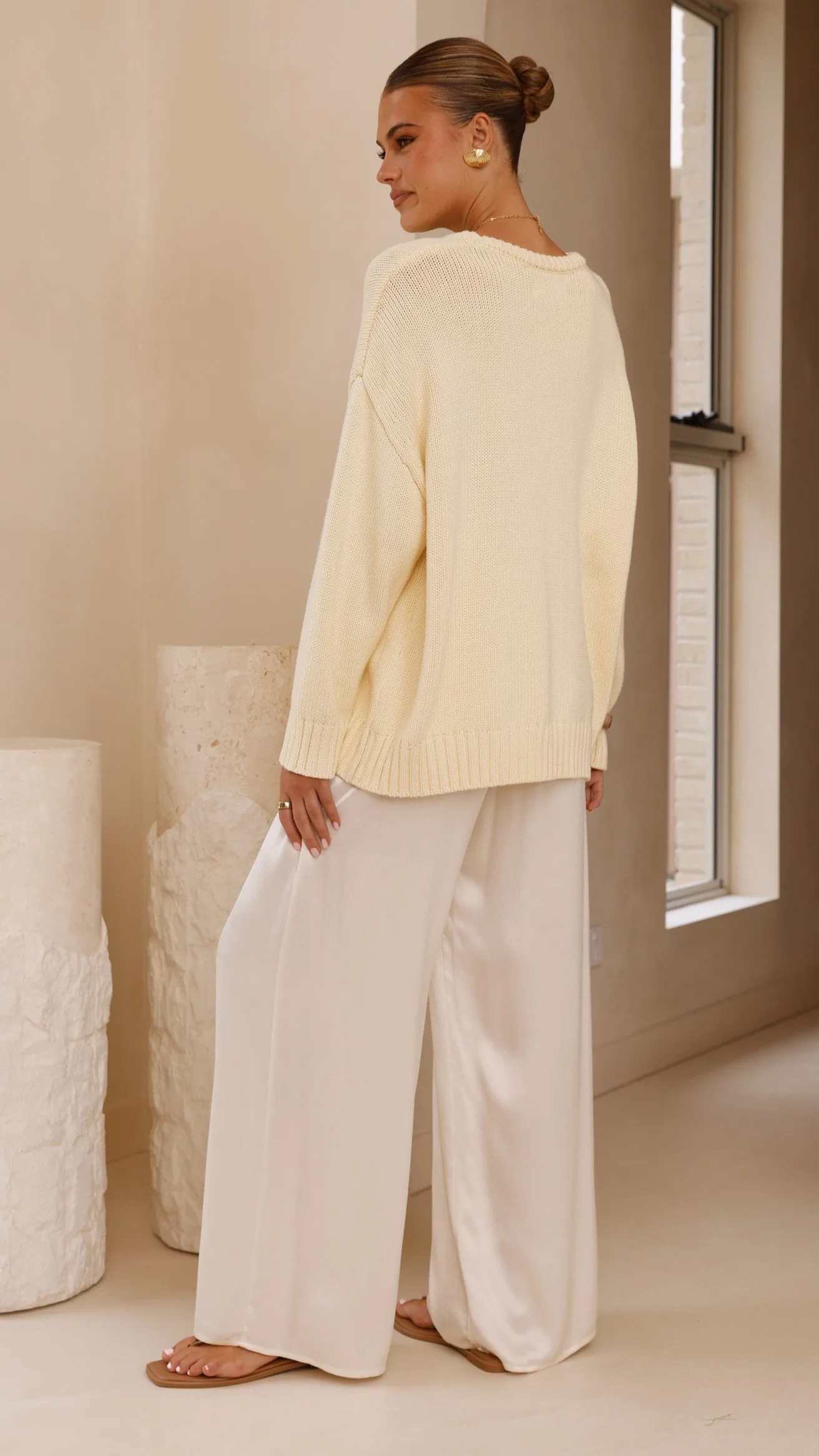 Dara Knitted Sweater - Butter Yellow sold by Billy J product image thumbnail 2