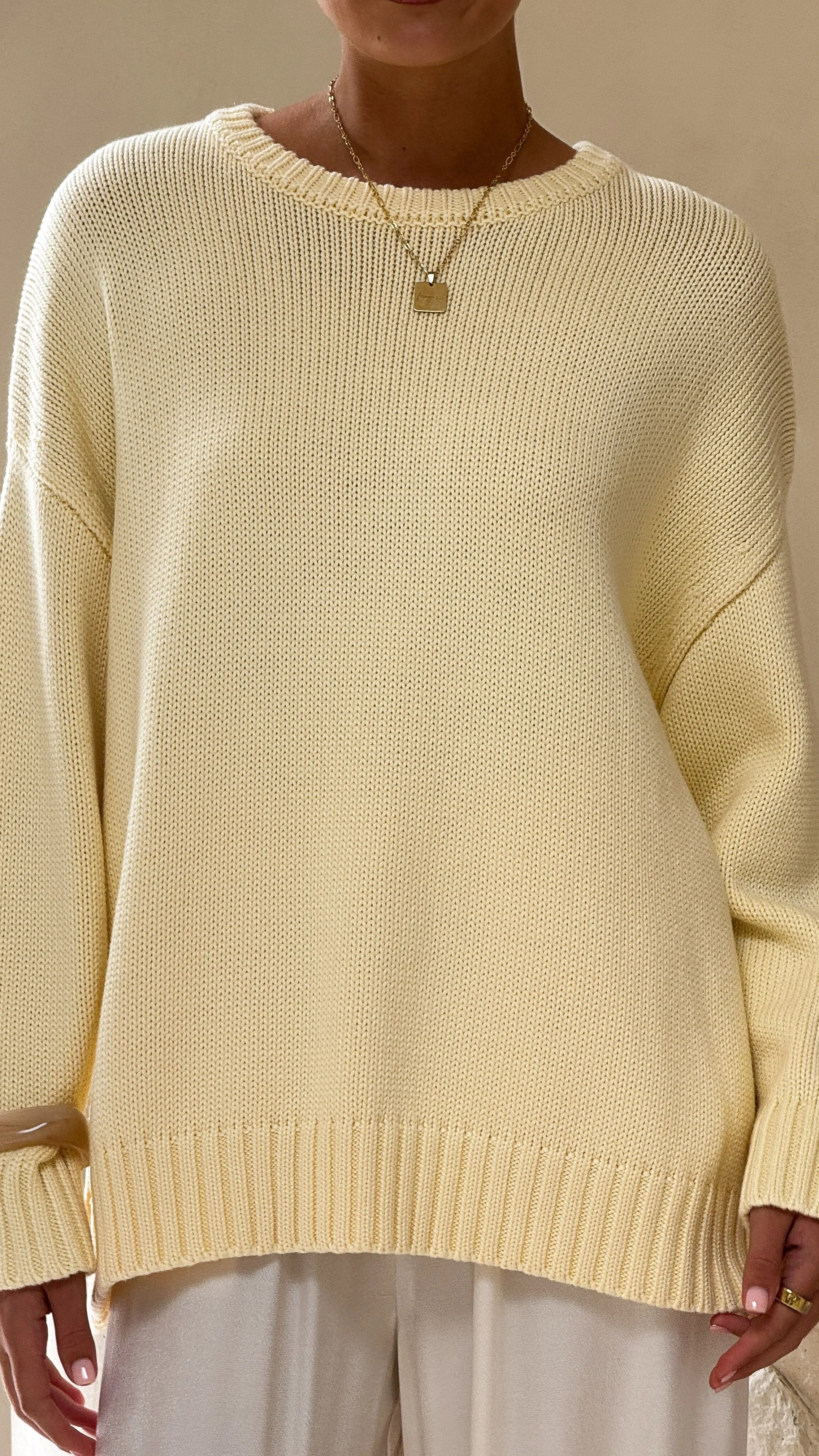 Dara Knitted Sweater - Butter Yellow sold by Billy J product image thumbnail 5