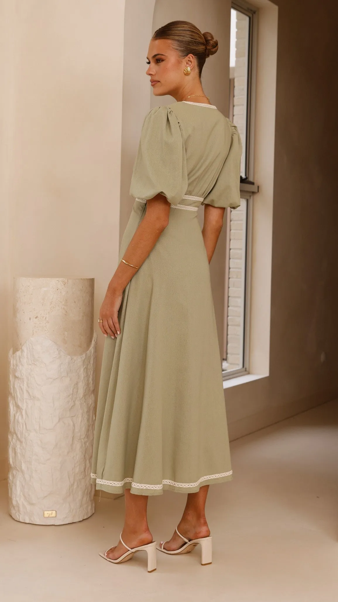 Nakisha Maxi Dress - Sage sold by Billy J product image thumbnail 2