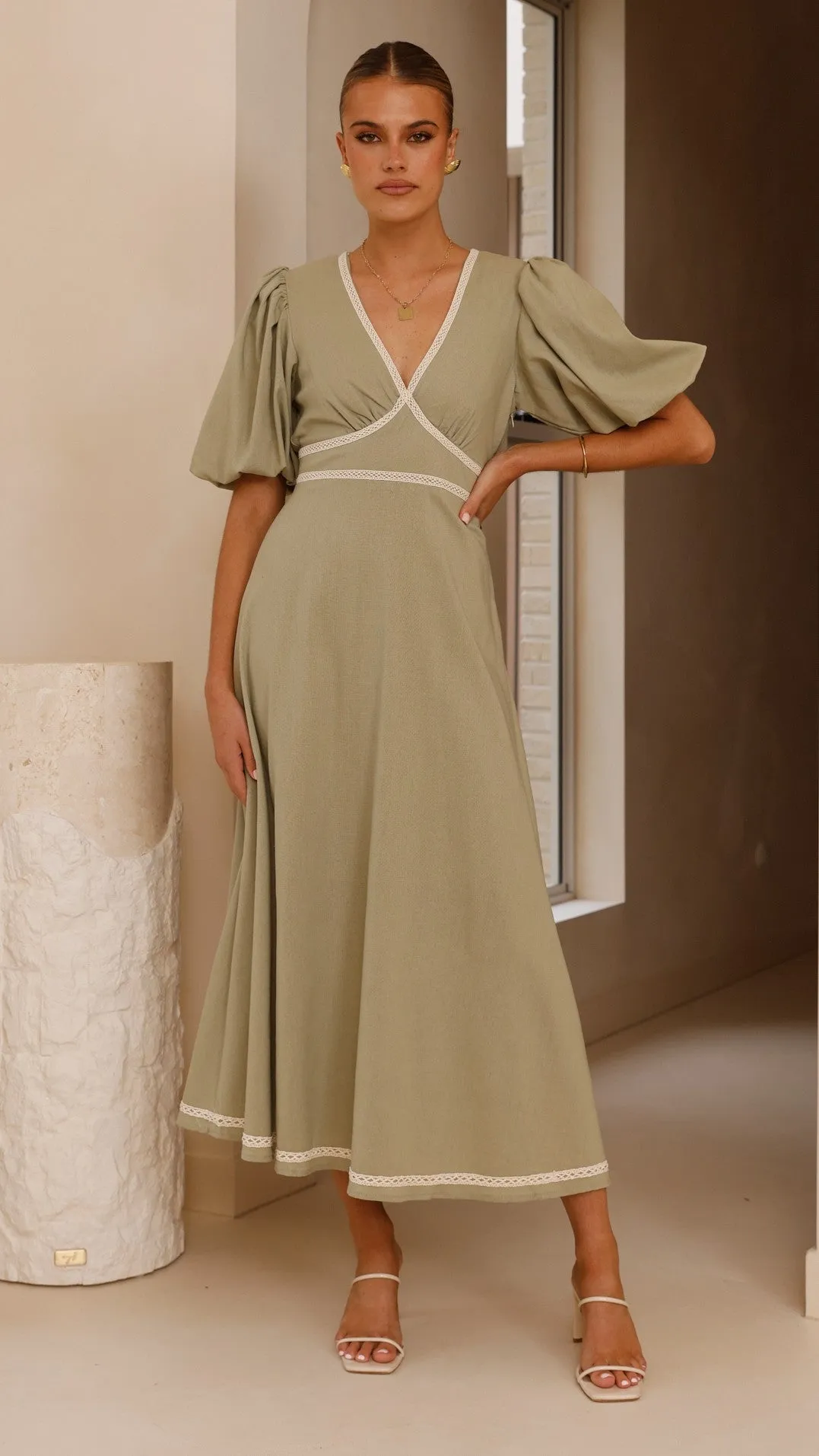 Nakisha Maxi Dress - Sage sold by Billy J