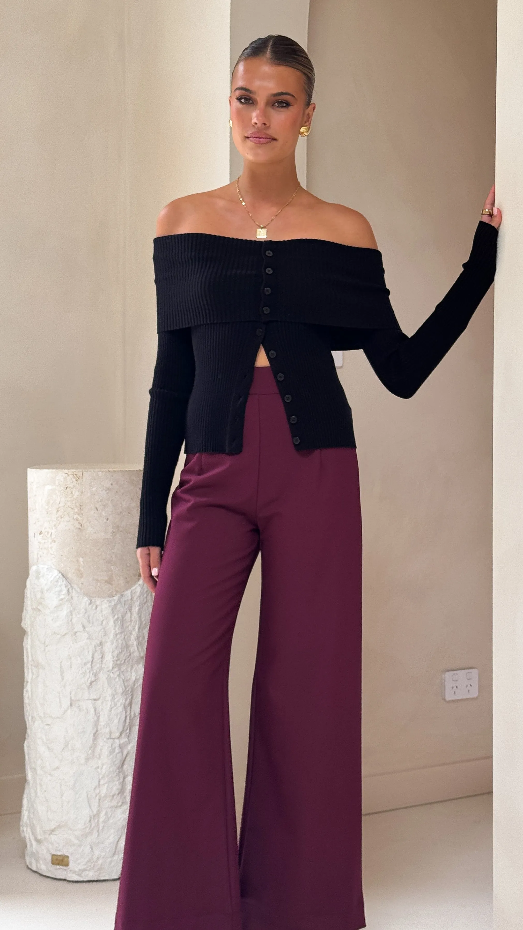 Garciela Pants - Wine sold by Billy J product image thumbnail 4